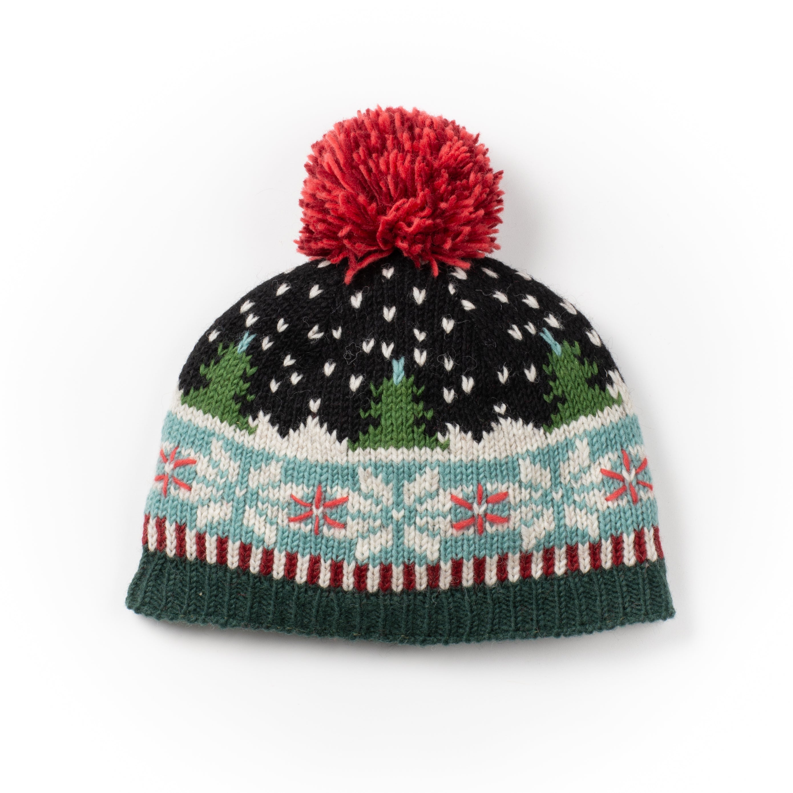 Noel Holiday Fair Isle Pom Beanie Hat – Lost Horizons CA