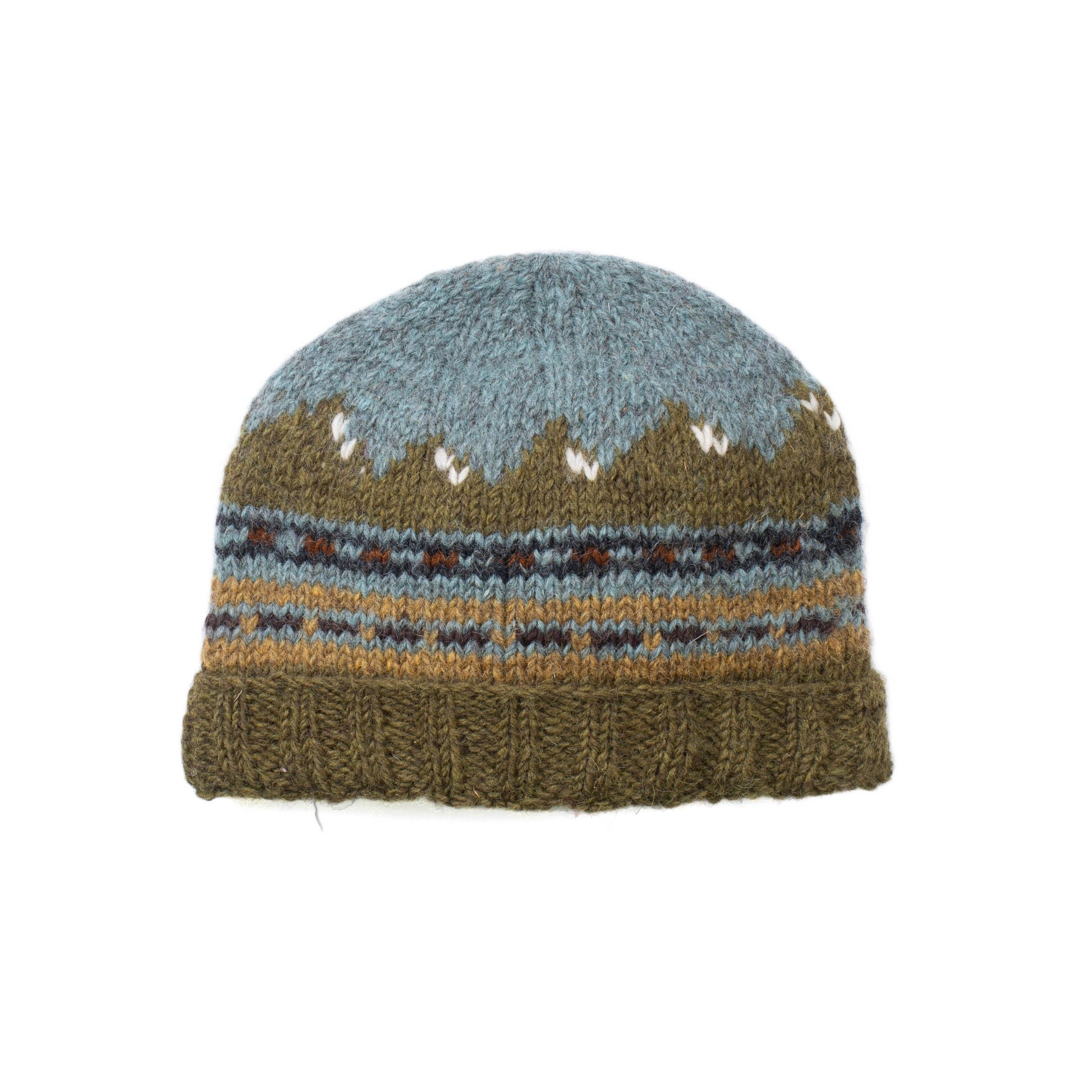 Jackson Wool Knit Stripe Beanie Hat