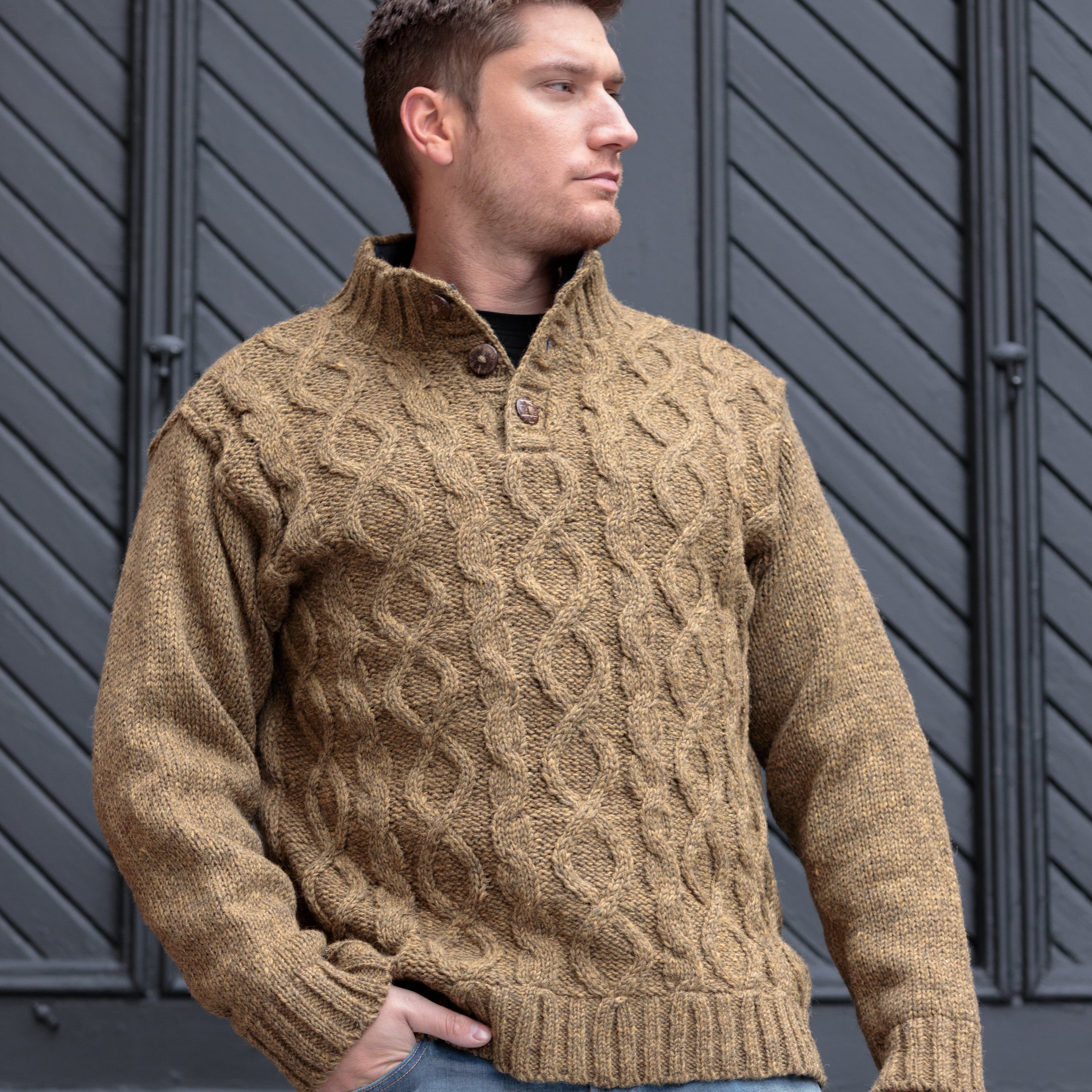 Men's Sweaters by Lost Horizons - 100% Handmade Wool Fair