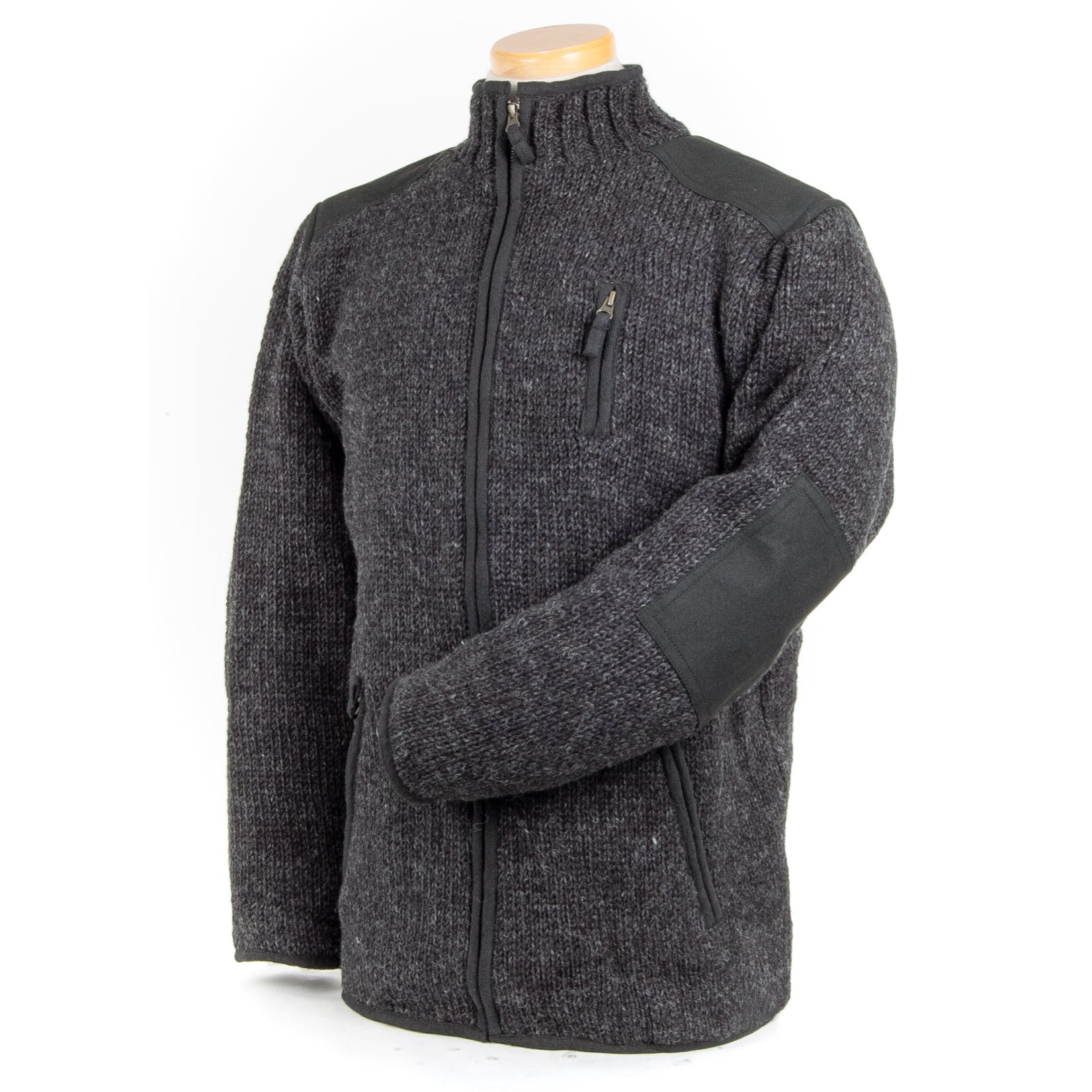 Oxford Wool Sweater/Jacket – Handmade in Nepal with Timeless