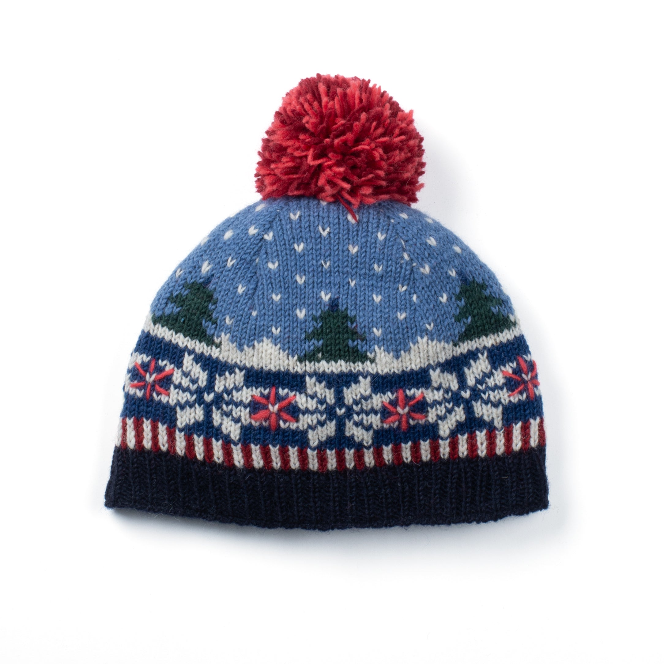 Noel Holiday Fair Isle Pom Beanie Hat – Lost Horizons CA