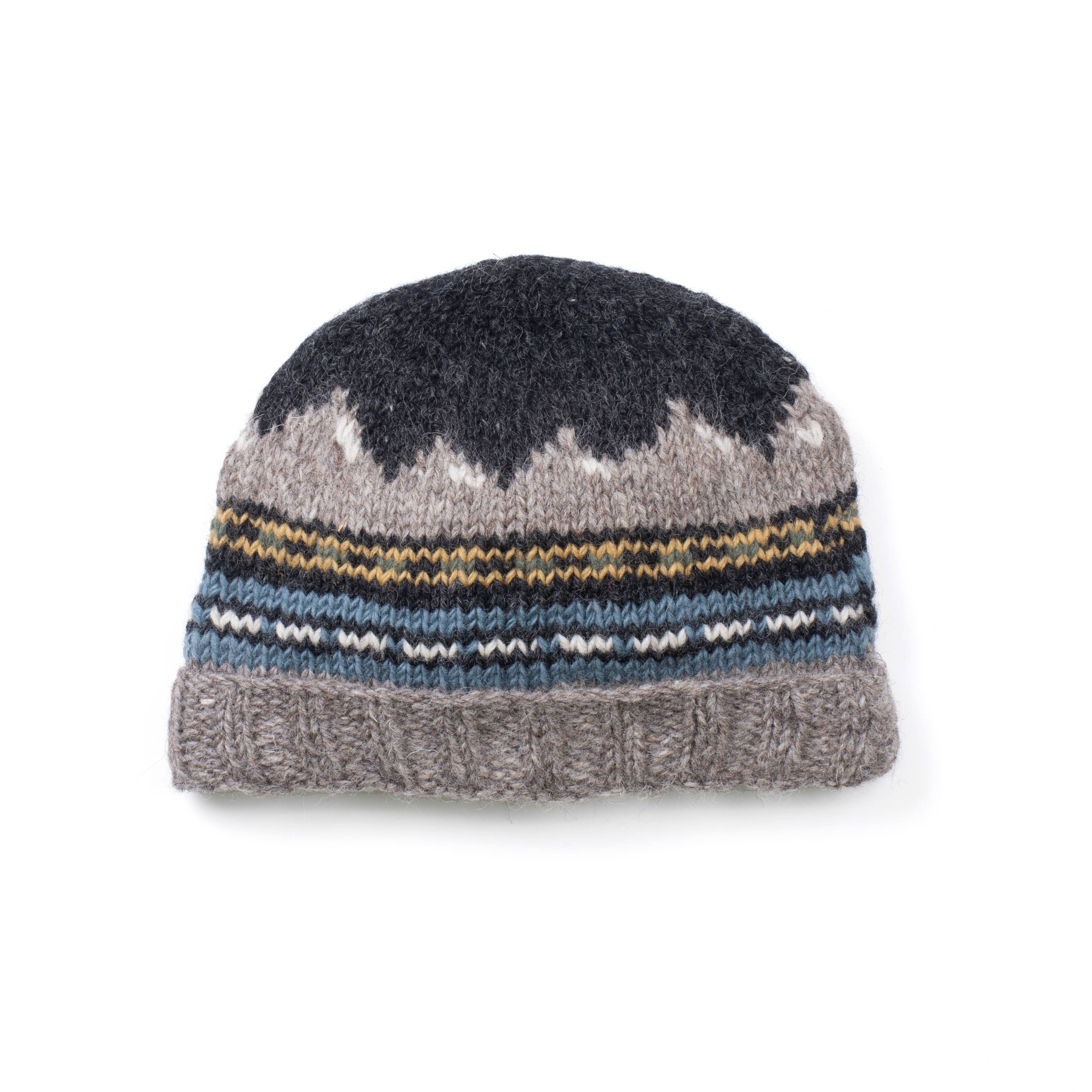 Jackson Wool Knit Stripe Beanie Hat