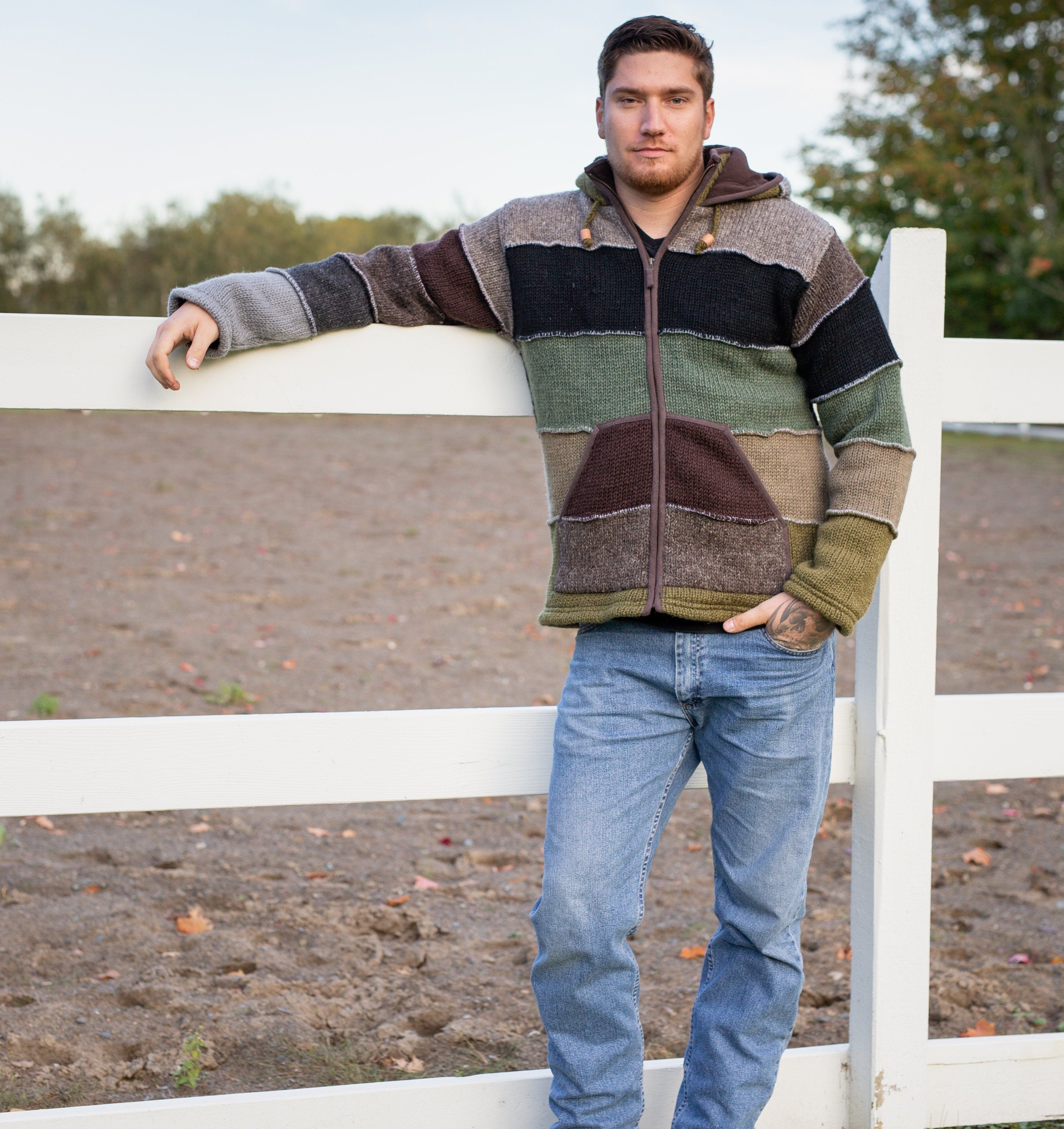 Men's Sweaters by Lost Horizons - 100% Handmade Wool Fair